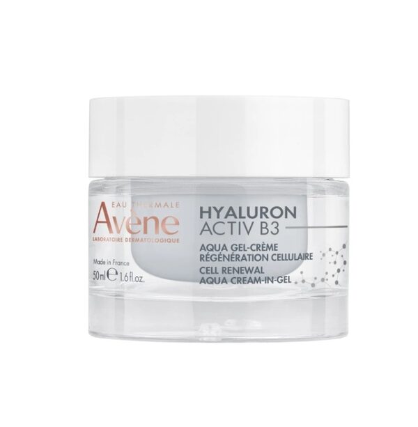AVENE Aqua-Gel Crema pentru Regenerare Celulara Hyaluron Activ B3, 50 ml