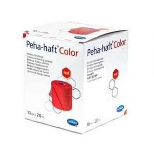 Bandaj Elastic Autoadeziv Peha-haft Color, Roșu, 10cm x 20m, Hartmann