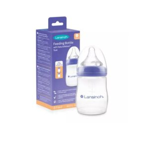Biberon cu Tetina S NaturalWave, +1 Luna, 160 ml, Lansinoh