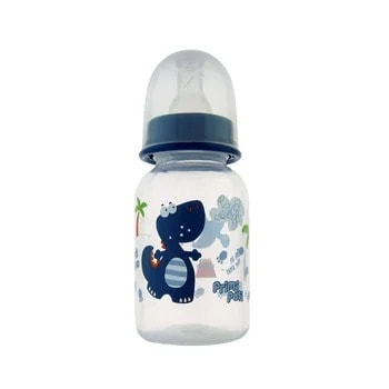 Biberon cu Tetina Silicon R0111, 125ml, Primii Pasi