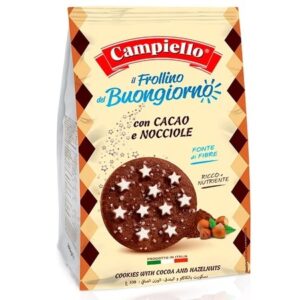Biscuiți cu Cacao și Alune, 350 g, Campiello