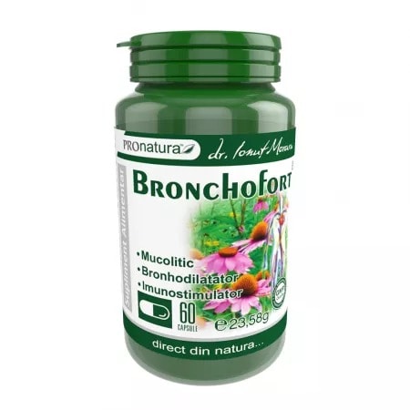 BronchoFort, 60 Capsule, Pro Natura