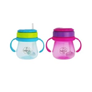 Cana Anticurgere cu Pai Mobil 6+ Baby, 250ml, Minut