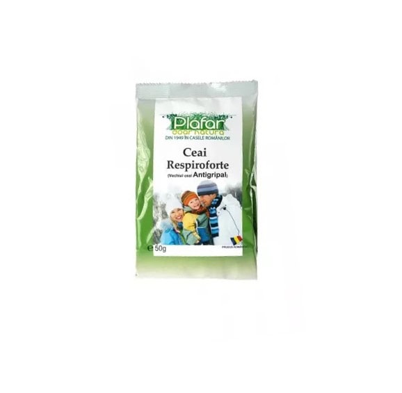 Ceai Respiroforte (anterior Antigripal), 50 g, Plafar