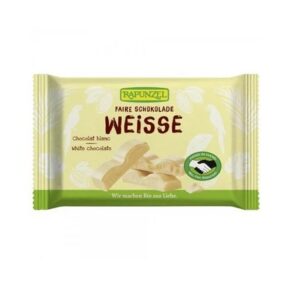 Ciocolata Alba Bio Cristalino, 100g, Rapunzel