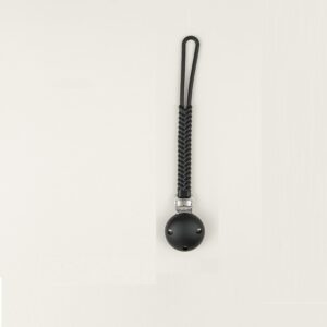 Clip Lantisor din Silicon pentru Suzeta, Black, BIBS