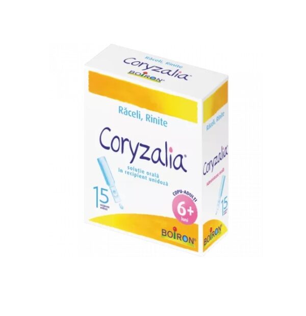 Coryzalia, Soluţie Orală în Recipient Unidoză, 15 Unidoze, Boiron