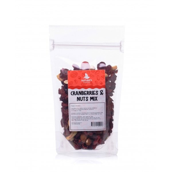 Cranberries and Nuts Mix, 250g, Nature's Sense