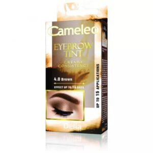 Crema Colorantă Pentru Sprâncene în Nuanța Dark Brown 4.0, Delia Cosmetic