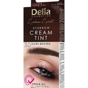 Crema Colorantă Pentru Sprâncene în Nuanța Dark Brown, Delia Cosmetic