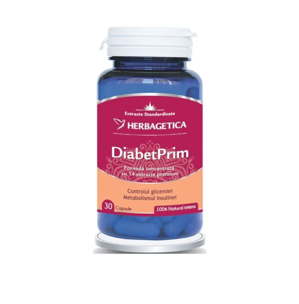 DiabetPrim, 30 capsule, Herbagetica