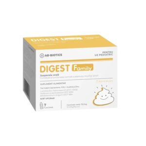 Digest Family Suspensie Orala, 7 Flacoane, Ab-Biotics