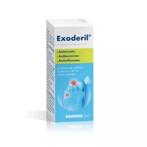 Exoderil Soluție Cutanată, 10 mg/ml, 20 ml, Sandoz