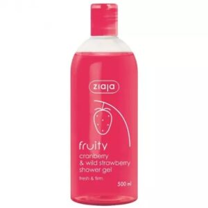 Gel de Duș cu Merișor și Căpșuni Sălbatice Fruity, 500 ml, Ziaja