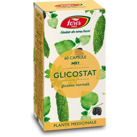 Glicostat, M97, 60 Capsule, Fares