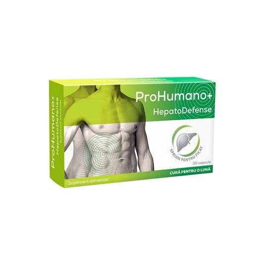 HepatoDefense ProHumano+, 30 capsule, Ergo Pharma