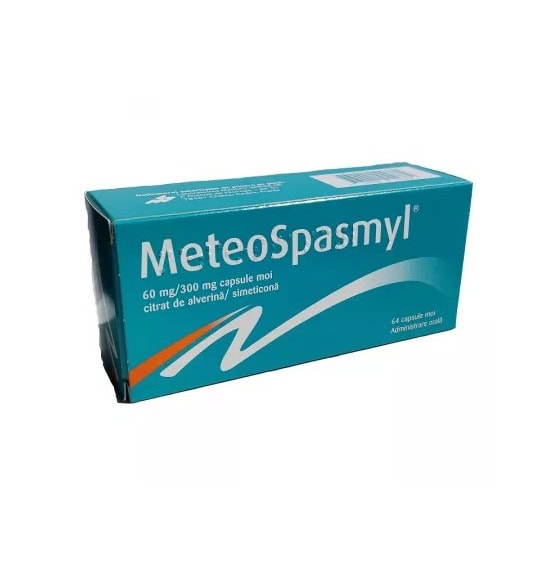 Meteospasmyl, 60 mg/300 mg, 64 Capsule Moi, Laboratoires Mayoly Spindler