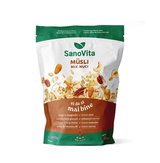 musli-cu-mix-de-nuci-400-g-sanovita-O37394-farmacia-morpheus Musli cu Mix de Nuci, 400 g, Sanovita
