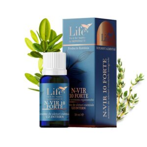N-VIR 10 Forte Amestec de Uleiuri Esențiale 10 ml, Bionovativ Life