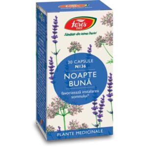 noapte-buna-n136-30-capsule-fares-o28078-farmacia-morpheus Noapte Bună N136, 30 Capsule, Fares