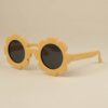 Ochelari de Soare Flexibili pentru Bebelusi cu Cordon de Fixare 3-12 Luni, Daisy Pale Daffodil, Little Prints