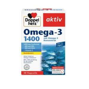 Omega-3 1400 mg, 30 Capsule, Doppelherz