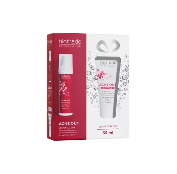 pachet-acne-out-lotiune-activa-acne-out-oxy-wash-6050ml-biotrade-O37744-farmacia-morpheus Pachet Acne Out Lotiune Activa + Acne Out Oxy Wash, 60+50ml, Biotrade