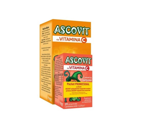 pachet-ascovit-cu-vitamina-c-si-aroma-de-portocala-100-mg-x-60-comprimate-ascovit-cu-vitamina-c-si-aroma-de-capsuni-100-mg-x-20-coprimate-perrigo-O37533-farmacia-morpheus Pachet Ascovit cu Vitamina C si Aroma de Portocala 100 mg x 60 Comprimate + Ascovit cu Vitamina C si Aroma de Capsuni 100 mg x 20 Coprimate, Perrigo