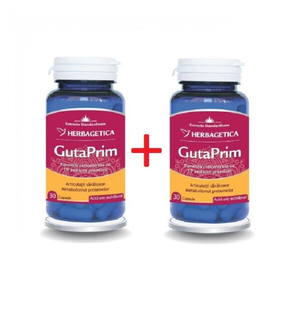 Pachet GutaPrim, 30+30 Capsule, Herbagetica