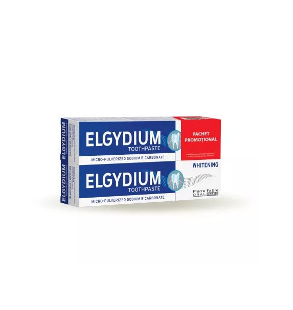 Pachet Pasta pentru Albirea Dintilor, 75+75 ml, Elgydium