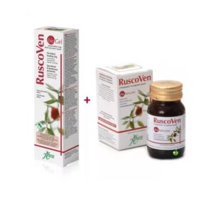 Pachet Ruscoven Plus, 50 Capsule + Ruscoven Gel Bio, 100 ml, Aboca