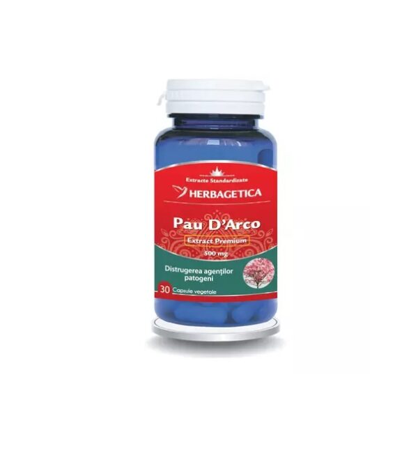 Pau D'Arco, 30 capsule, Herbagetica
