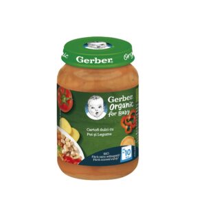 piure-bio-din-cartofi-dulci-pui-si-legume-10-luni-190-g-gerber-o29780-farmacia-morpheus Piure Bio din Cartofi Dulci, Pui și Legume, +10 Luni, 190 g, Gerber