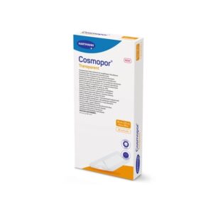 Plasture Transparent cu Compresa Sterila Cosmopor Transparent, 10 cm x 25 cm, 25 Bucati, Hartmann