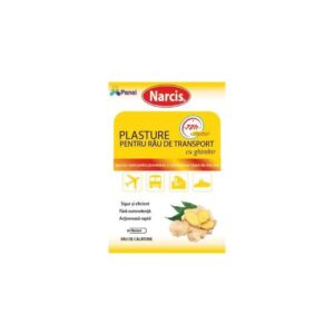 Plasturi pentru Rau de Miscare cu Ghimbir, 20 Bucati, Narcis