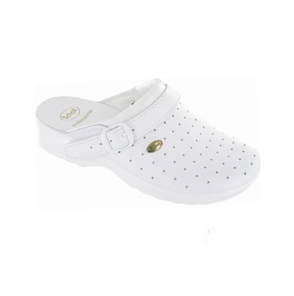 Saboti Clog Racy White, Marimea 39, Scholl