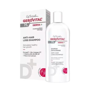 Șampon Anticădere H3 Derma+, 200 ml, Gerovital