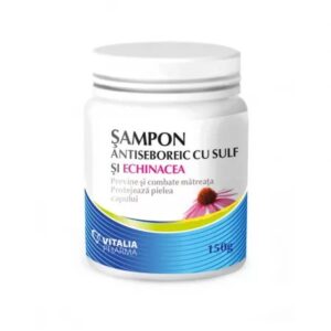 Șampon Antiseboric cu Sulf și Echinacea, 150 g, Vitalia