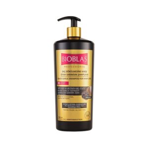 Șampon Profesional Anticădere Păr cu Extract de Usturoi Negru Organic, 1000ml, Bioblas
