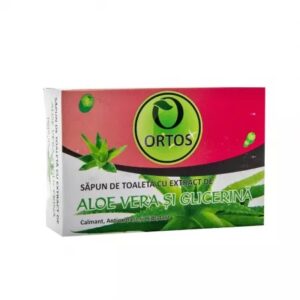Săpun Natural cu Aloe Vera și Glicerina, 100g, Ortos