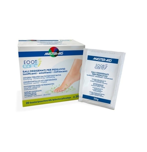 Săruri Oxigenate pentru Baia Picioarelor, 20x20g, Master-Aid