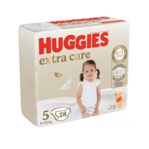 Scutece Extra Care, Nr. 5, 11-25 kg, 28 Bucati, Huggies