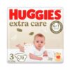 Scutece Nr 3 Extra Care, 6-10 kg, 72 Bucati, Huggies