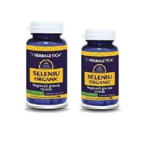 Seleniu Organic Pachet 60 + 30 Capsule, Herbagetica