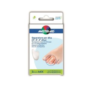 Separator Degete (Deget 2°-3°-4° ) din Gel, Mix 3 Bucati, Master-Aid