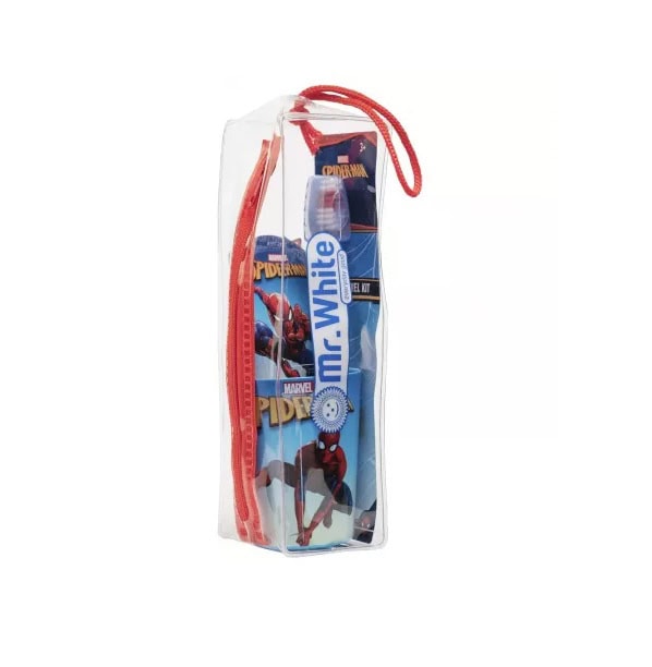 set-voiaj-periuta-pahar-pasta-cu-aroma-de-menta-pentru-copii-spiderman-3ani-mr-white-O37581-farmacia-morpheus Set Voiaj Periuta + Pahar + Pasta cu Aroma de Menta pentru Copii Spiderman, +3ani, Mr White