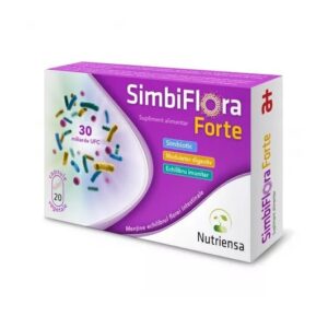 SimbiFlora Forte, 20 Capsule Vegetale, Antibiotice SA