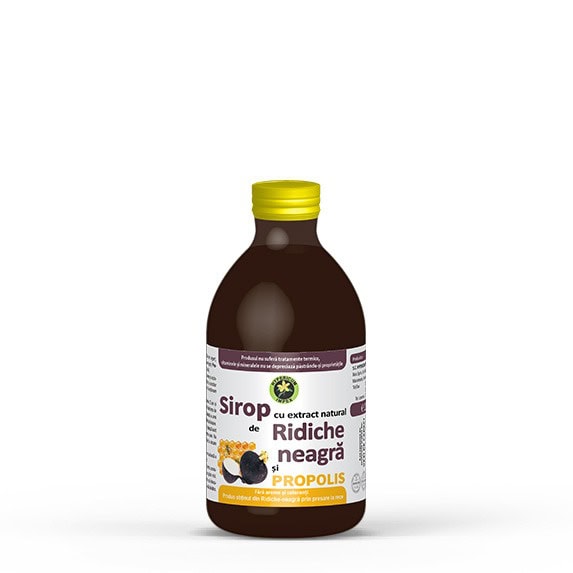 Sirop cu Extract de Ridiche Neagră și Propolis, Hypericum