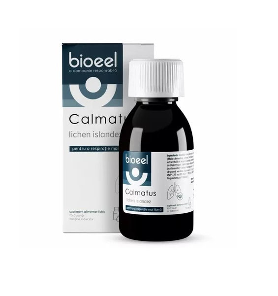 Sirop cu Lichen Islandez Calmatus, 150 ml, Biooel