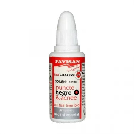 Soluție împotriva Punctelor Negre Activa, 30 ml, Favisan